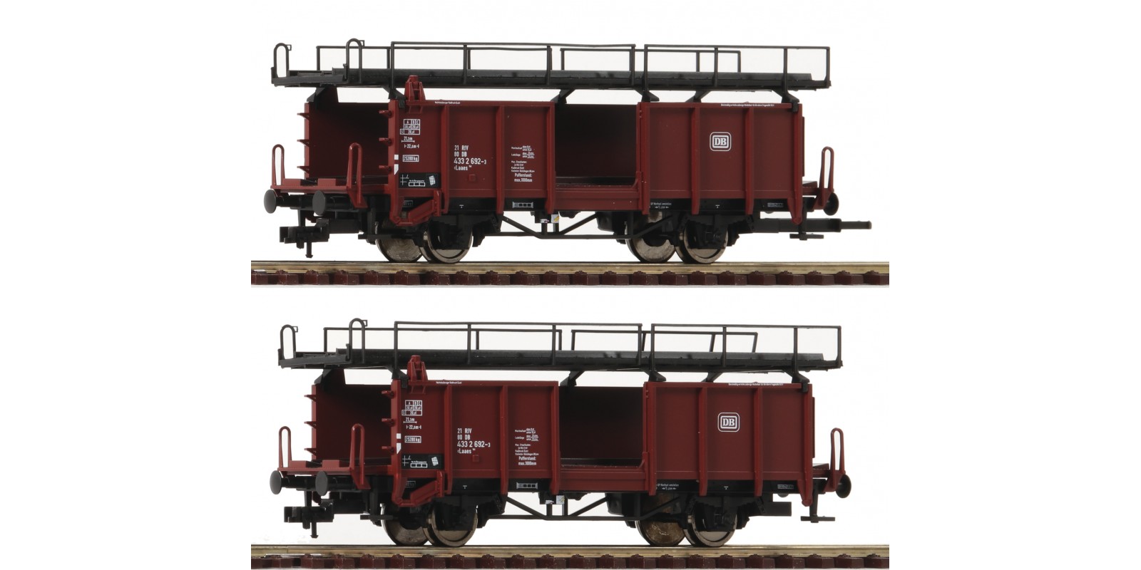 RO522401 - 2 piece set car carrier wagons